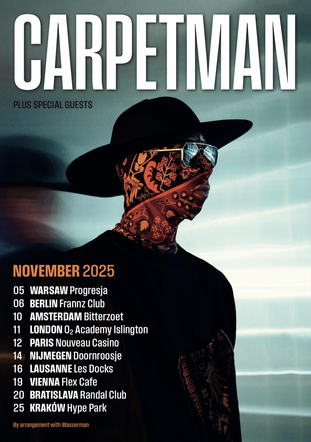 Carpetman Tour Poster 2025